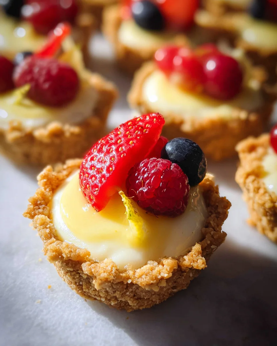 Mini Lemon Cheesecake Tarts