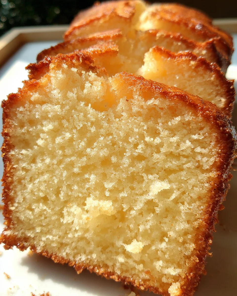 Moist Vanilla Pound