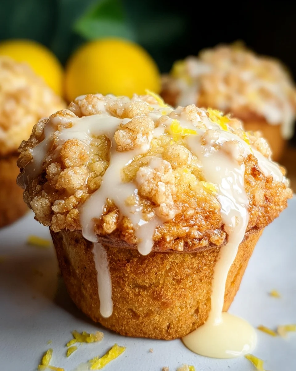 Moist Vegan Lemon Muffins