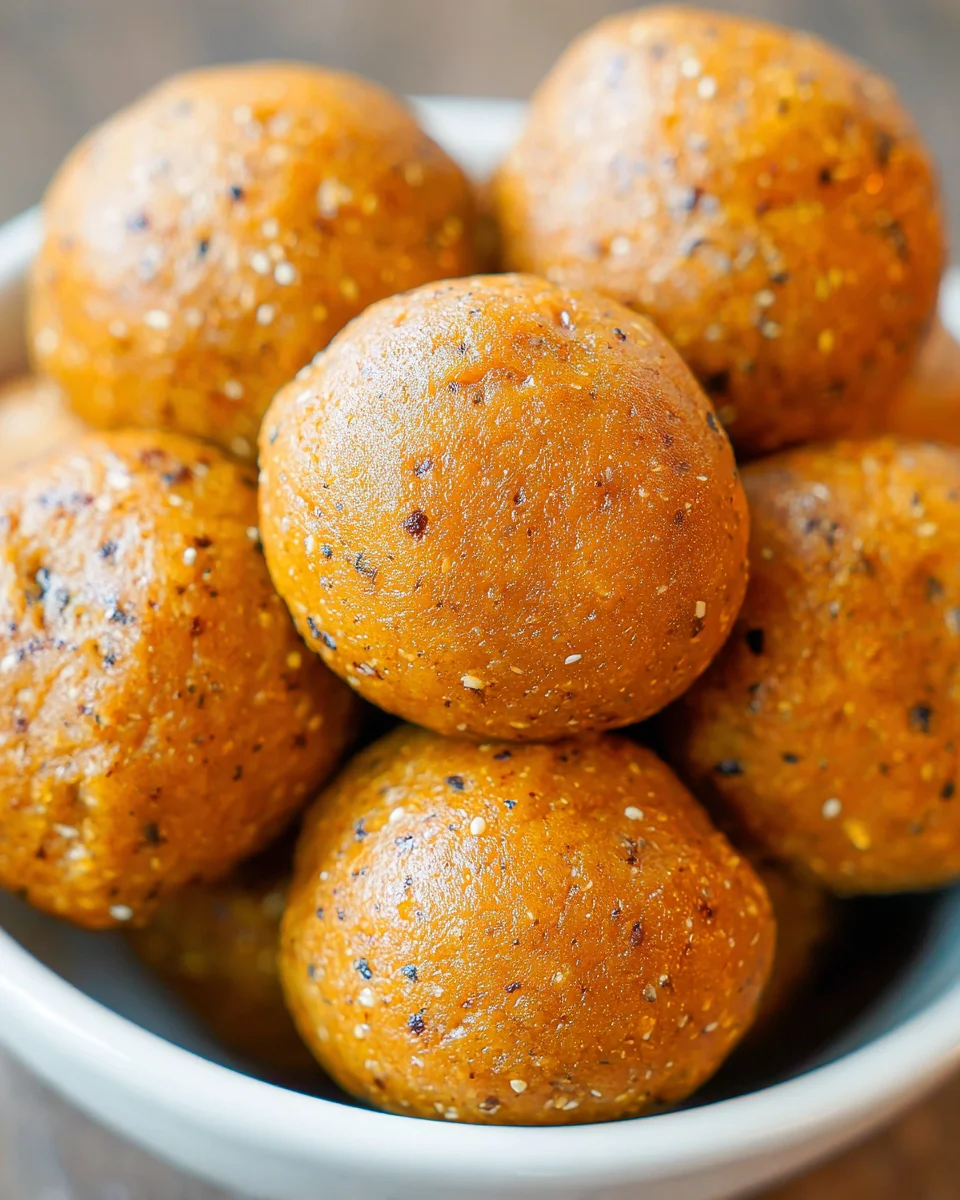 No Bake Healthy Pumpkin Pie Energy Balls 16 No