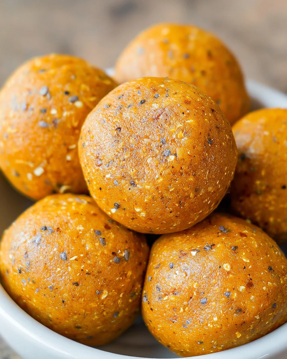 No Bake Healthy Pumpkin Pie Energy Balls 17 No