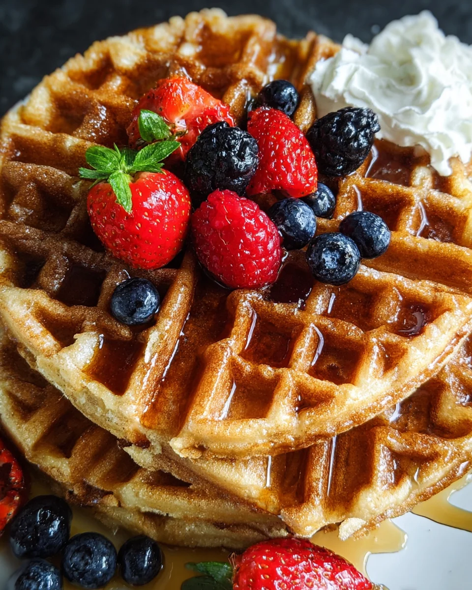 Oatmeal Cottage Cheese Waffles 14 Oatmeal