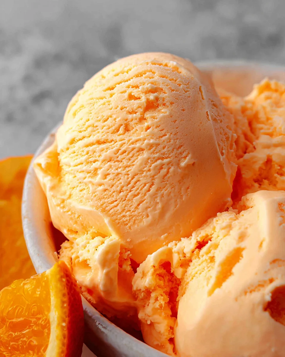 Orange Ice Cream