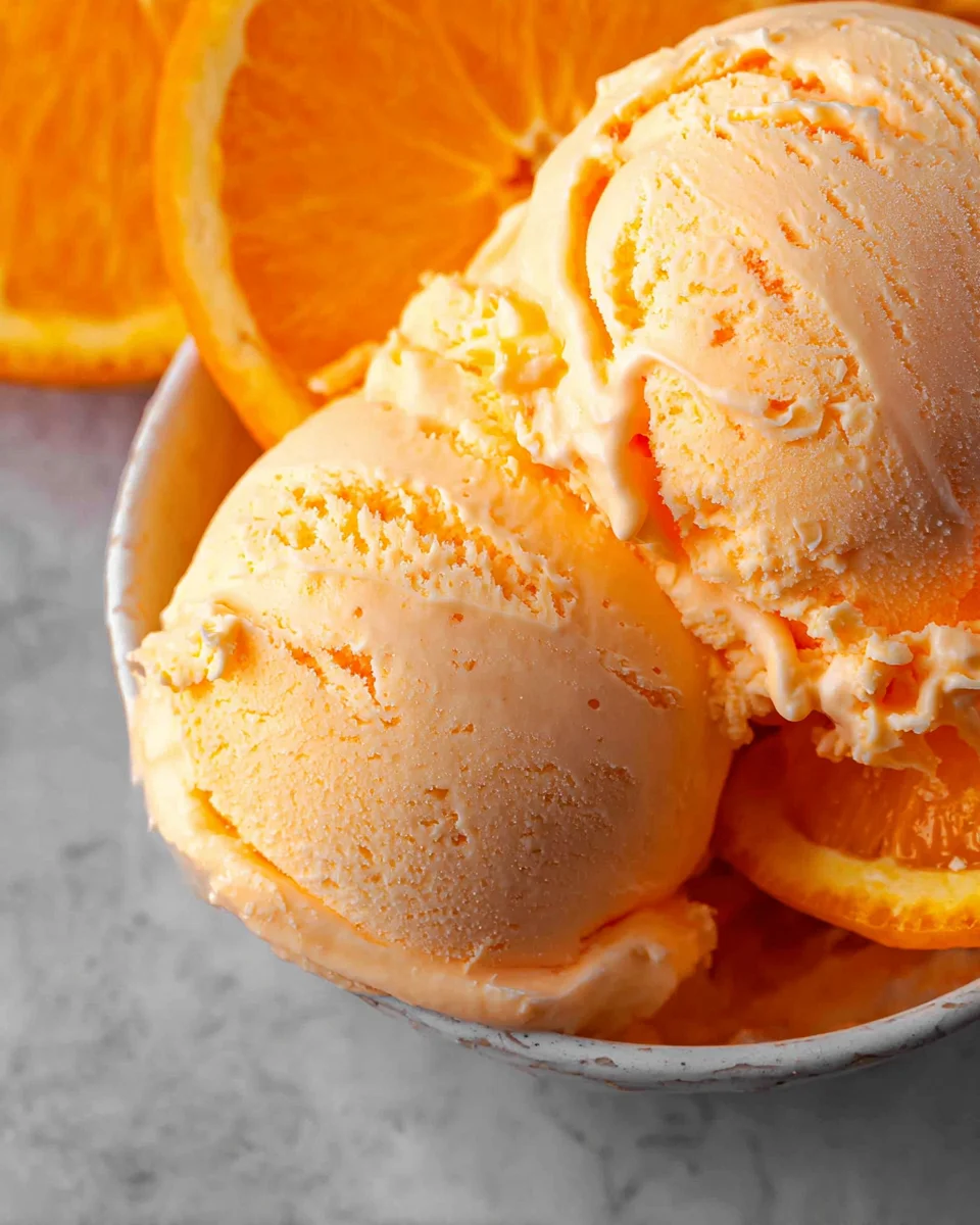 Orange Ice Cream 18 Orange