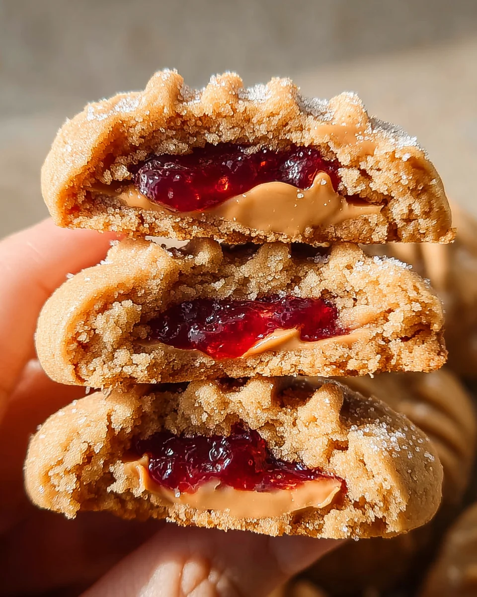 PB&J Stuffed Cookies 24 PB&J