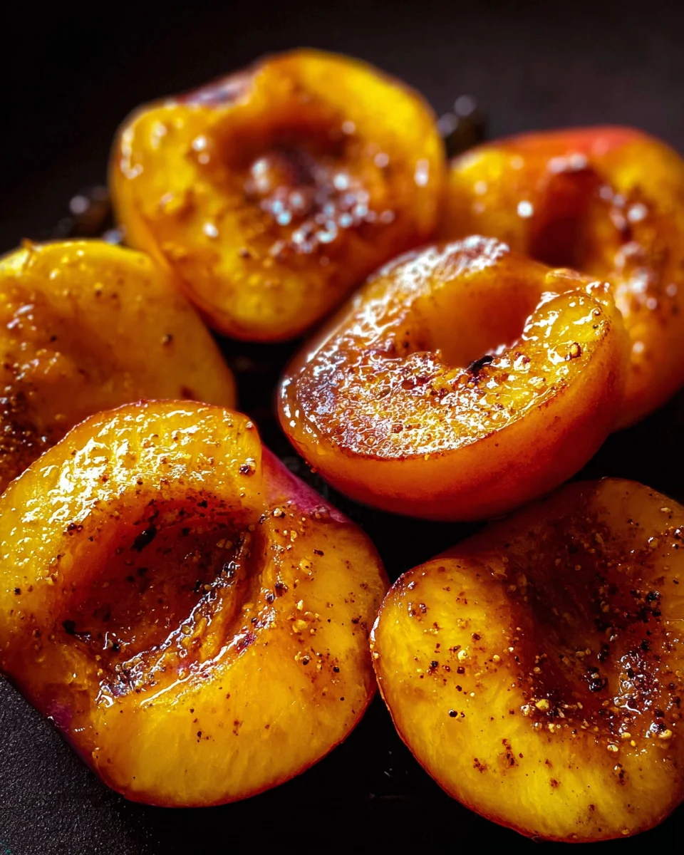 Pan Fried Peaches