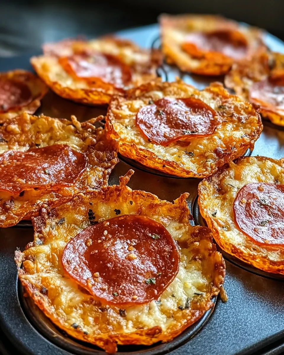 Pepperoni Cheese Crisps 13 Pepperoni