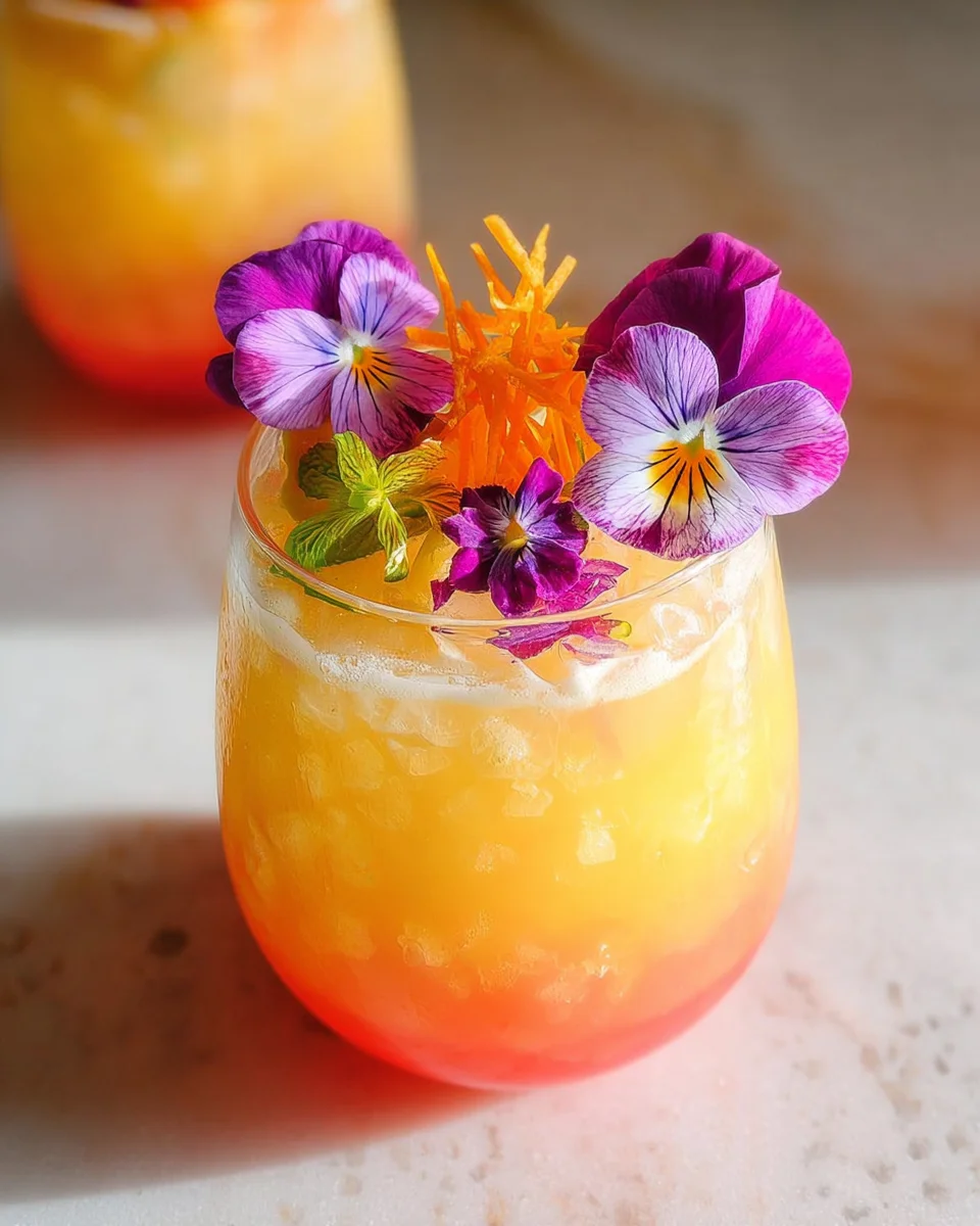 Pineapple Mango Rum Punch Recipe That is Almost too Pretty to Drink