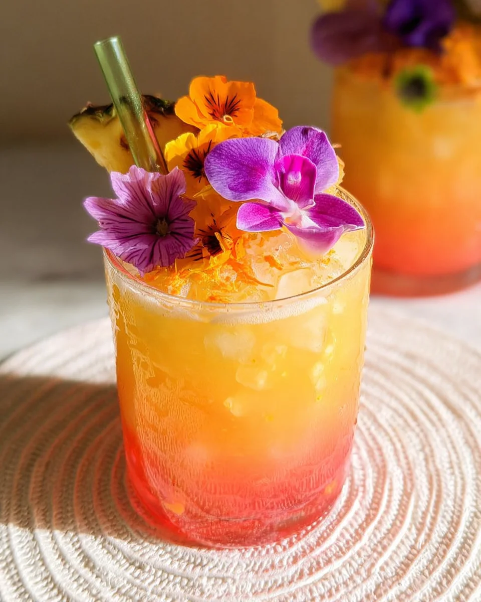 Pineapple Mango Rum Punch Recipe That is Almost too Pretty to Drink 14 Pineapple
