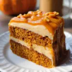 Pumpkin Cake with Caramel Cream Cheese Frosting 35 Pumpkin Cake with Caramel Cream Cheese Frosting