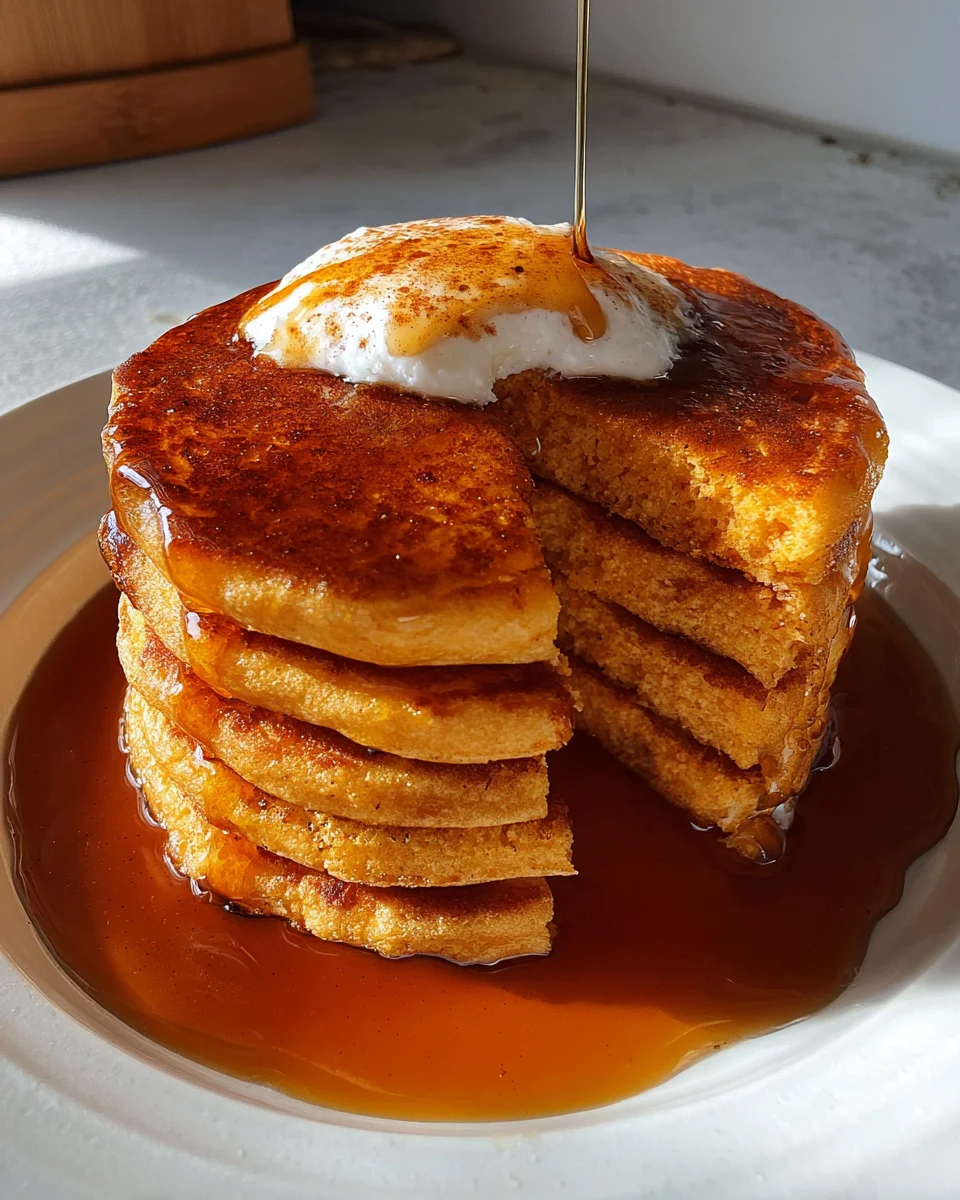 Pumpkin Cottage Cheese Pancakes 19 Pumpkin