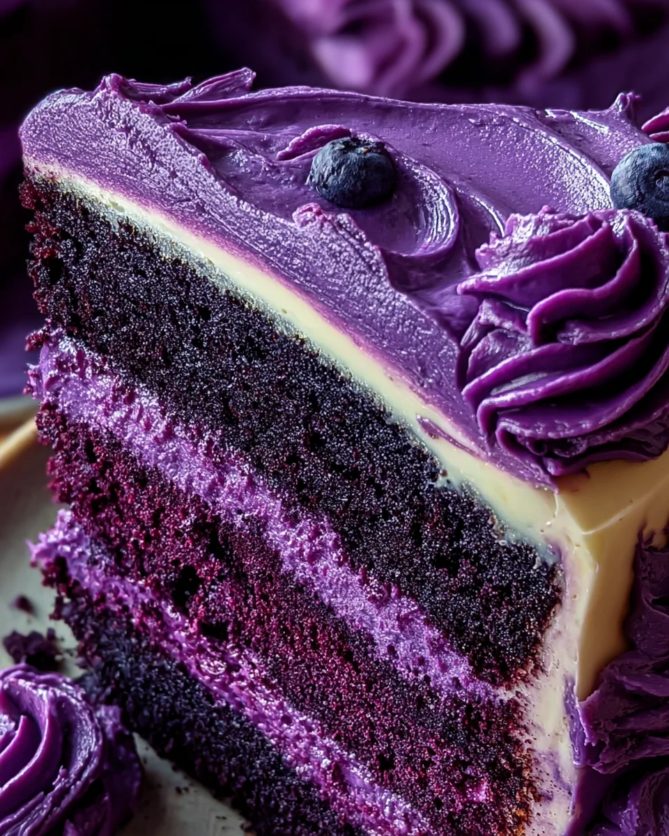 Purple Velvet Cake 20 Purple