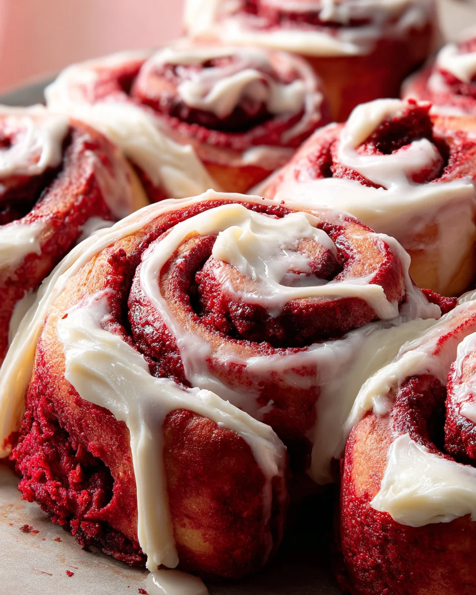 Red Velvet Cinnamon Rolls