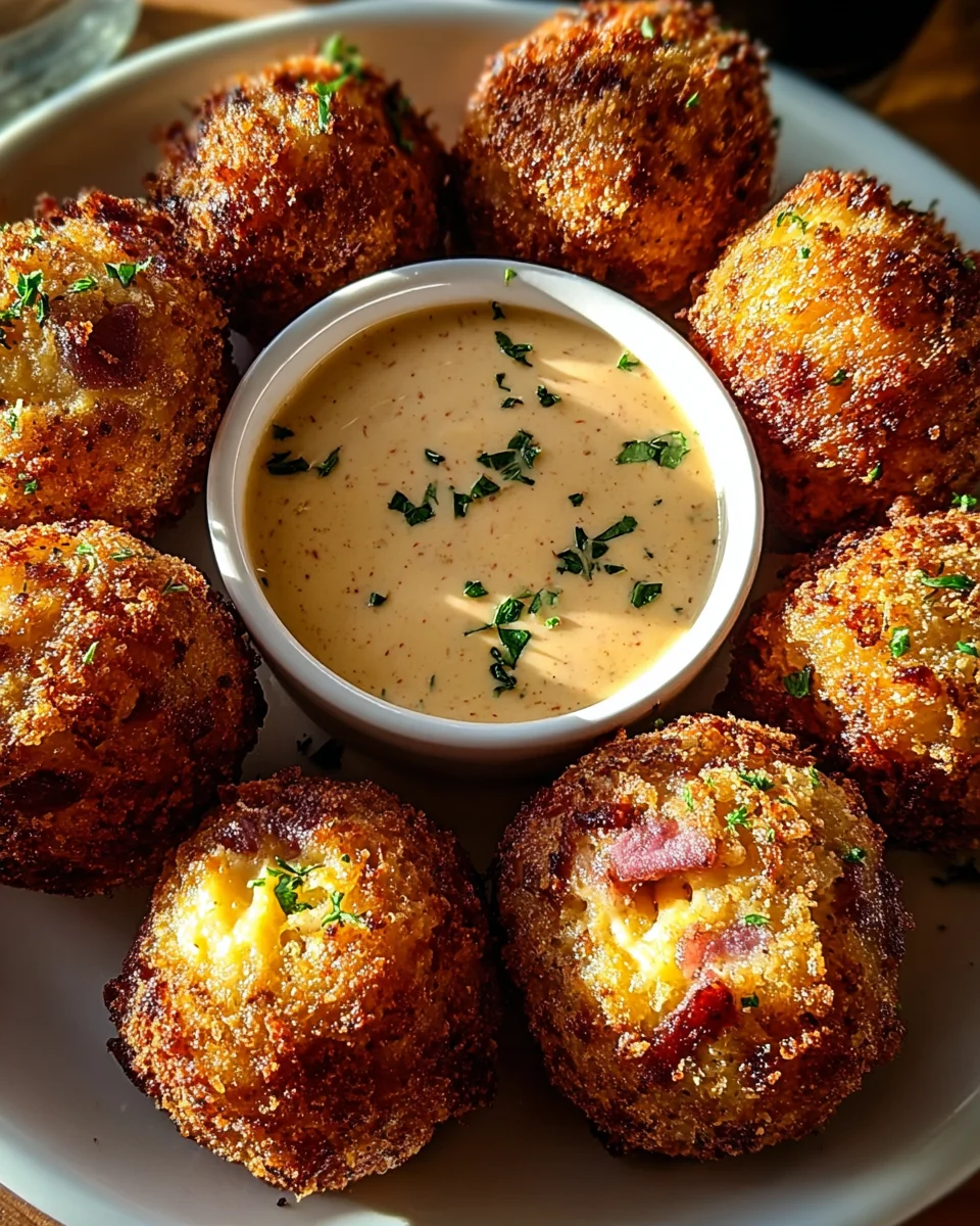 Reuben Balls with Spicy Thousand Island Dipping Sauce