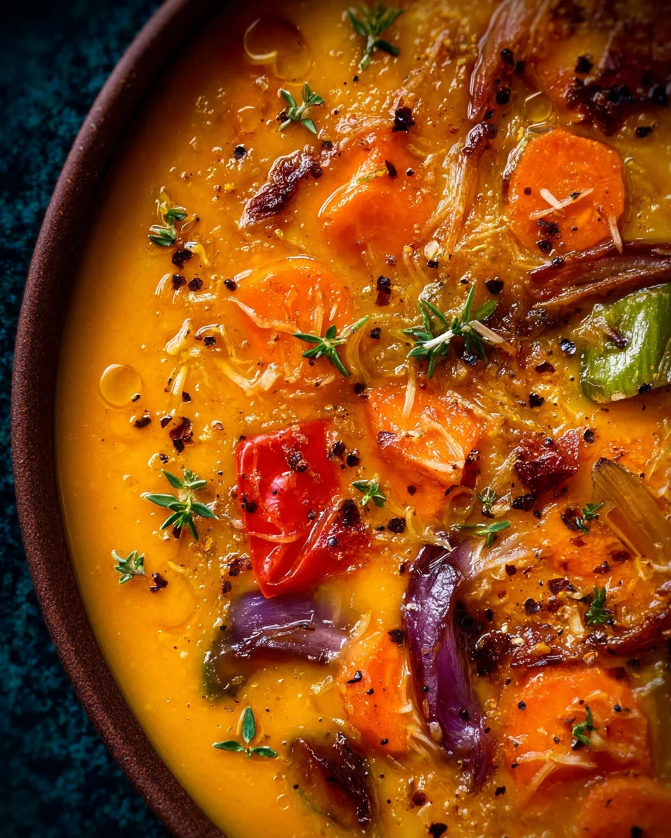 Roasted Vegetable Soup 23 Roasted