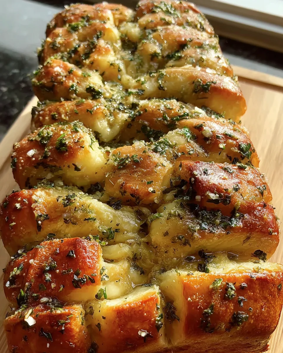 Sourdough Discard Garlic Pull Apart Bread 24 Sourdough