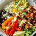 Spicy Baked Tofu Burrito Bowl 25 Spicy Baked Tofu Burrito Bowl