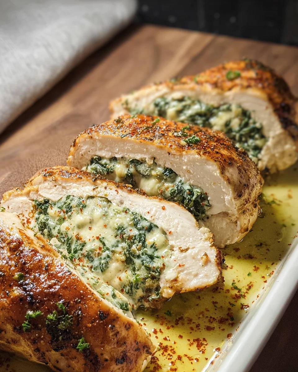 Spinach Stuffed Chicken Fillets 21 Spinach