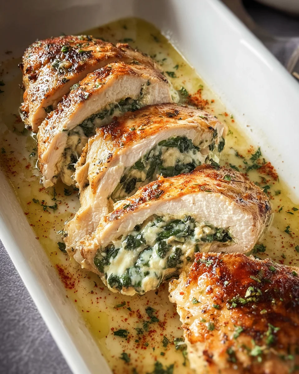 Spinach Stuffed Chicken Fillets 22 Spinach