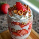 Strawberry Pretzel Salad Parfaits 20 Strawberry Pretzel Salad Parfaits