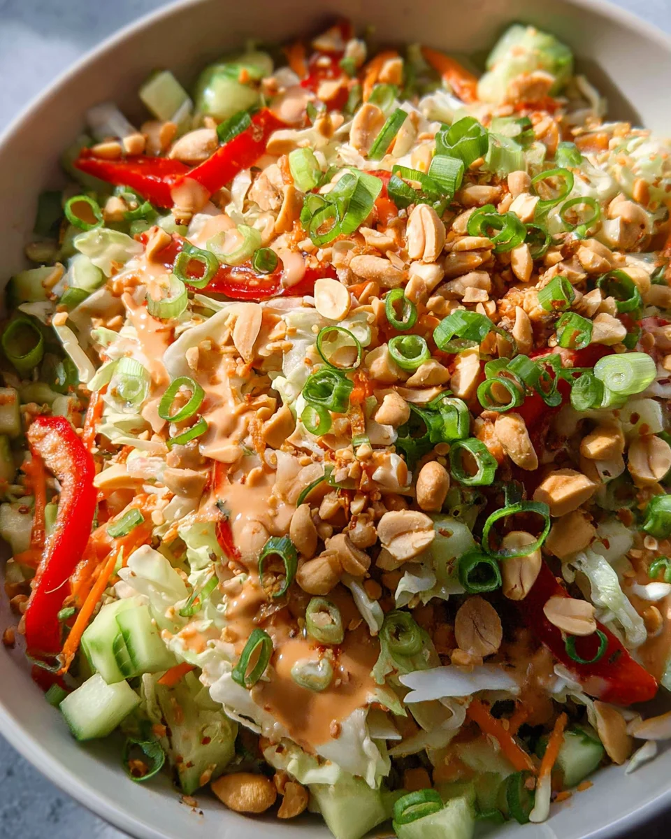 Thai Peanut Salad 22 Thai