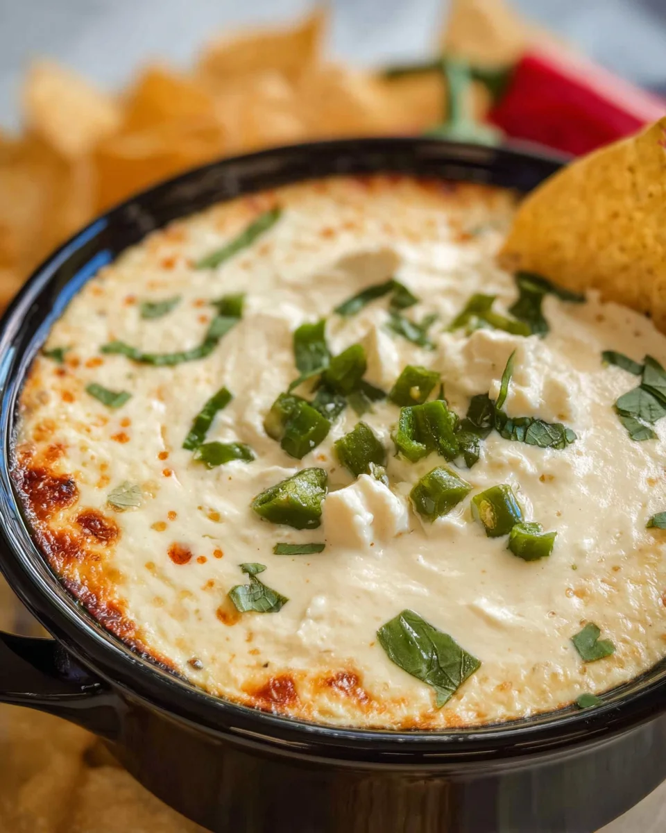 The Best Crock pot White Cheese Dip Recipe