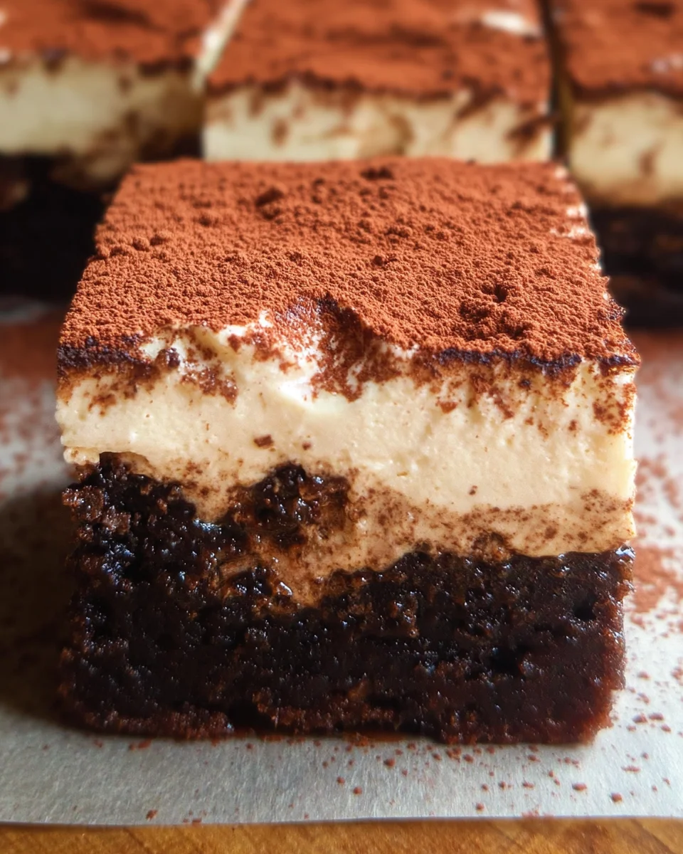 Tiramisu Brownies