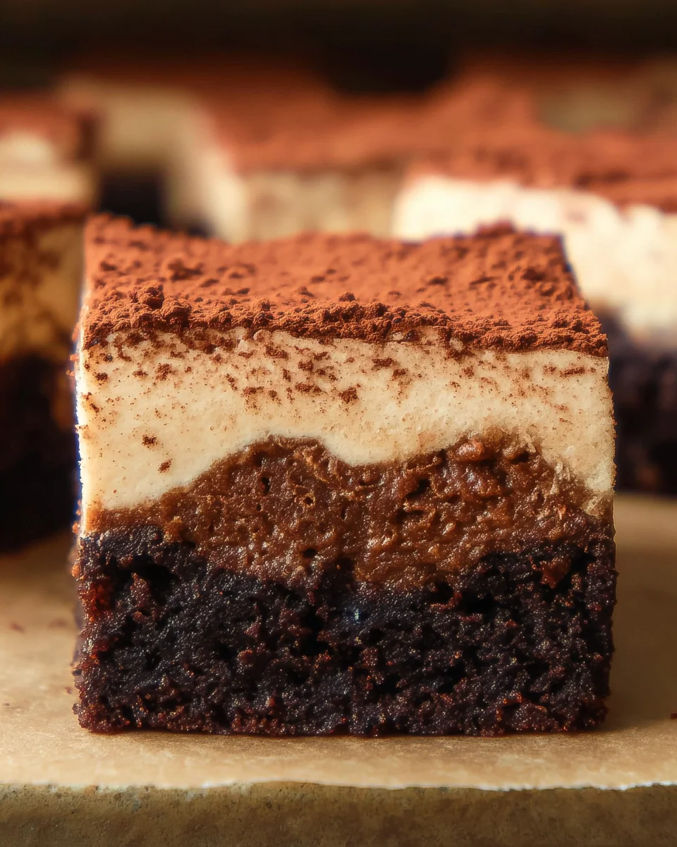 Tiramisu Brownies 24 Tiramisu