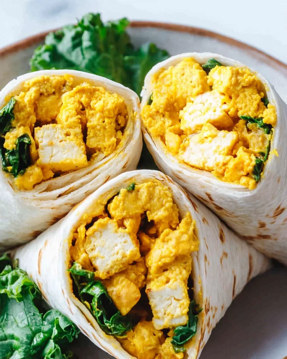Tofu Scramble Wrap 26 Tofu