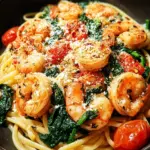 Tomato Spinach Shrimp Pasta 21 Tomato Spinach Shrimp Pasta