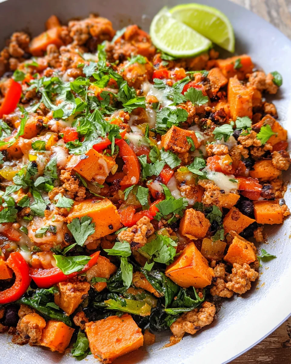 Turkey Sweet Potato Skillet