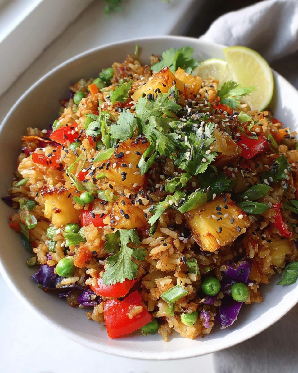 Vegan Pineapple Fried Rice