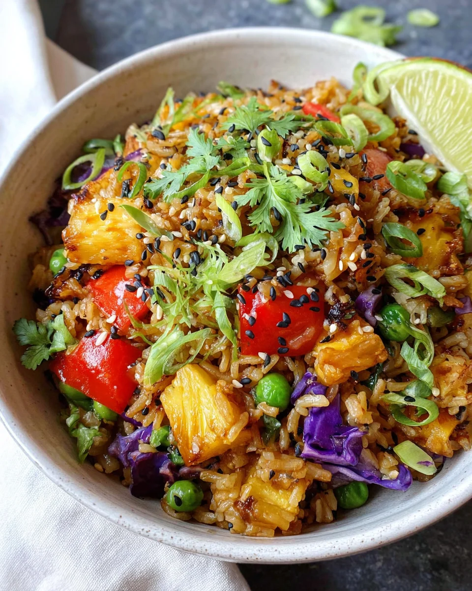 Vegan Pineapple Fried Rice 23 Vegan