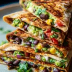 Vegan Quesadillas with Black Beans and Avocado 24 Vegan Quesadillas with Black Beans and Avocado