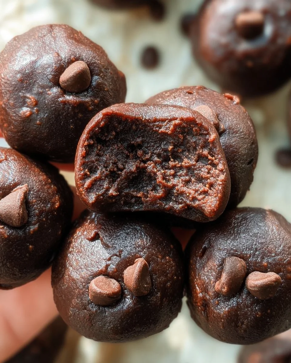 3-Ingredient No Bake Brownie Bites 13 3-Ingredient
