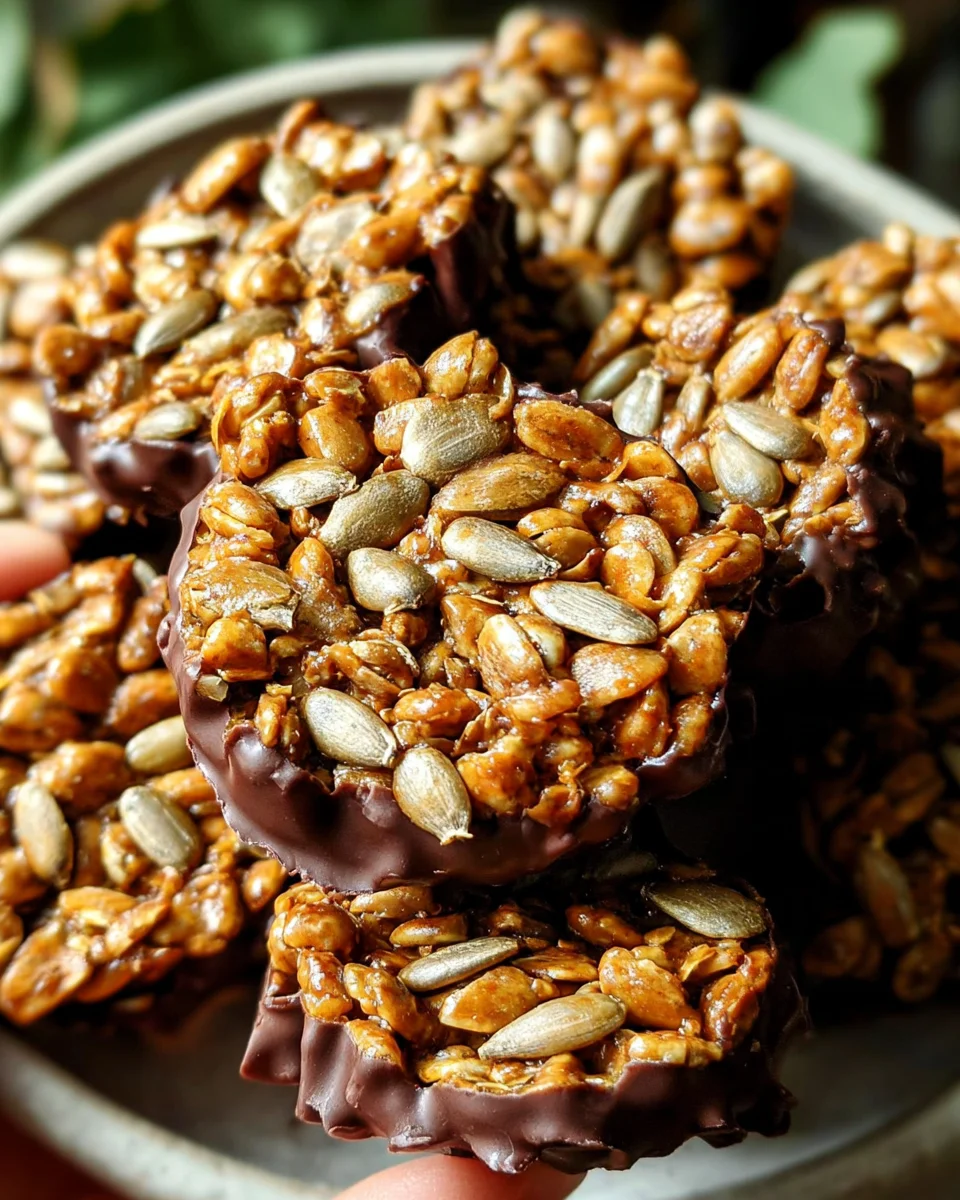 4-Ingredient Sunflower Seed Chocolate Bites