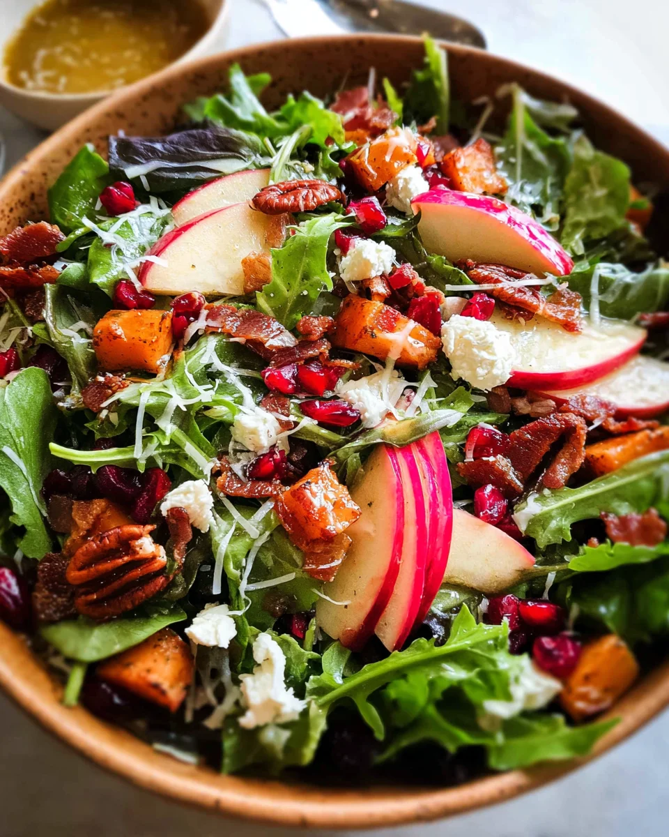 Autumn Salad with Apple Cider Vinaigrette 22 Autumn