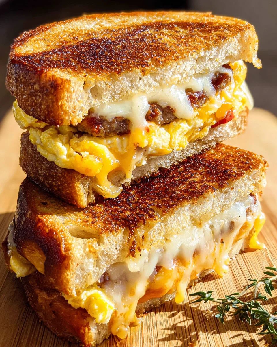 Breakfast Grilled Cheese