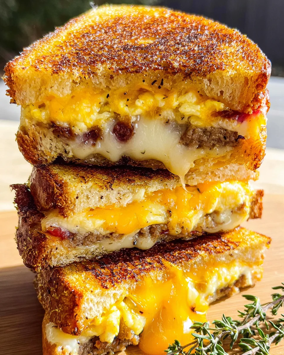 Breakfast Grilled Cheese 17 Breakfast
