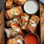 Buffalo Chicken Egg Rolls