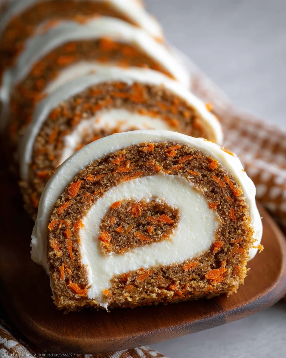 Carrot Cake Roll