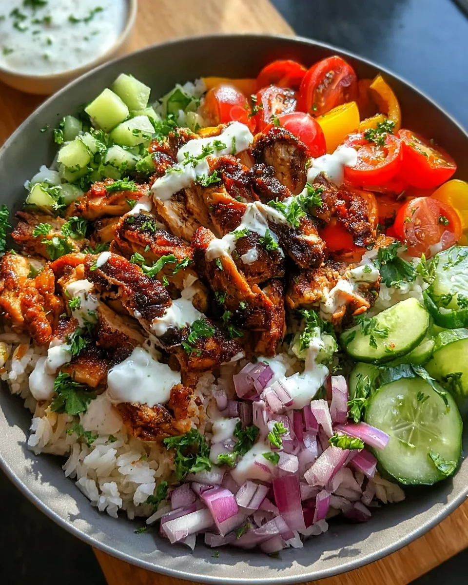 Chicken Shawarma Bowl Recipe