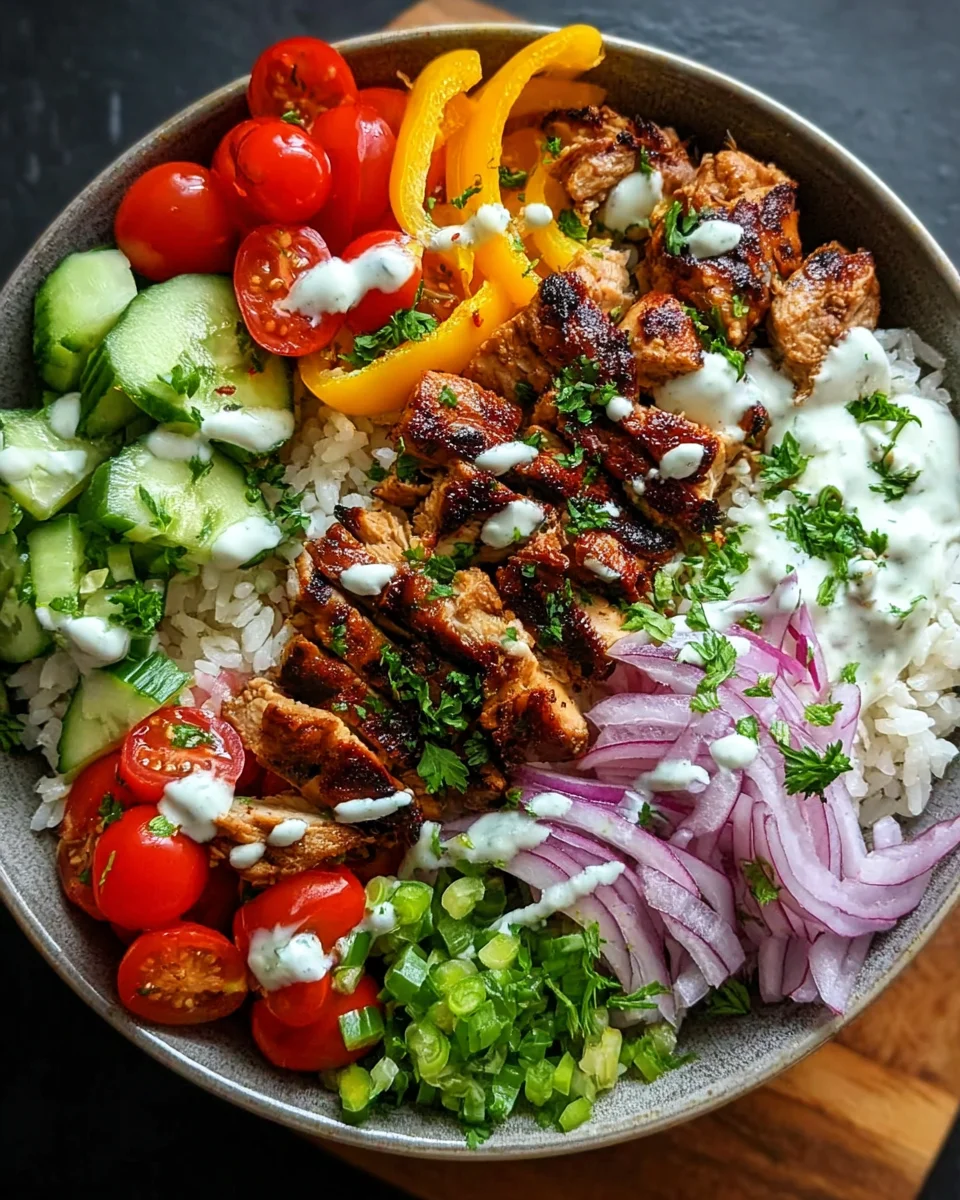 Chicken Shawarma Bowl Recipe 16 Chicken