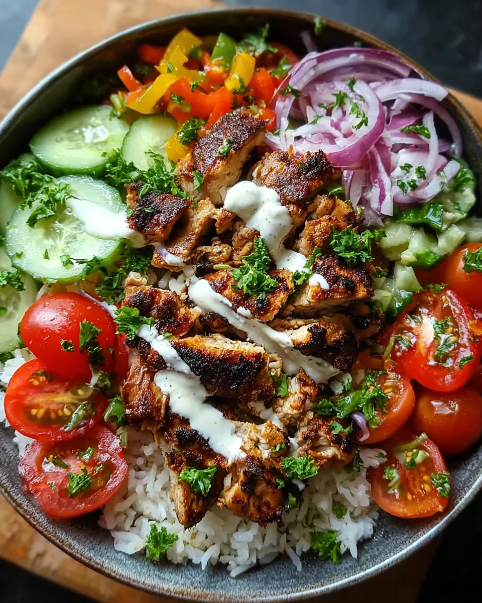 Chicken Shawarma Bowl Recipe 17 Chicken
