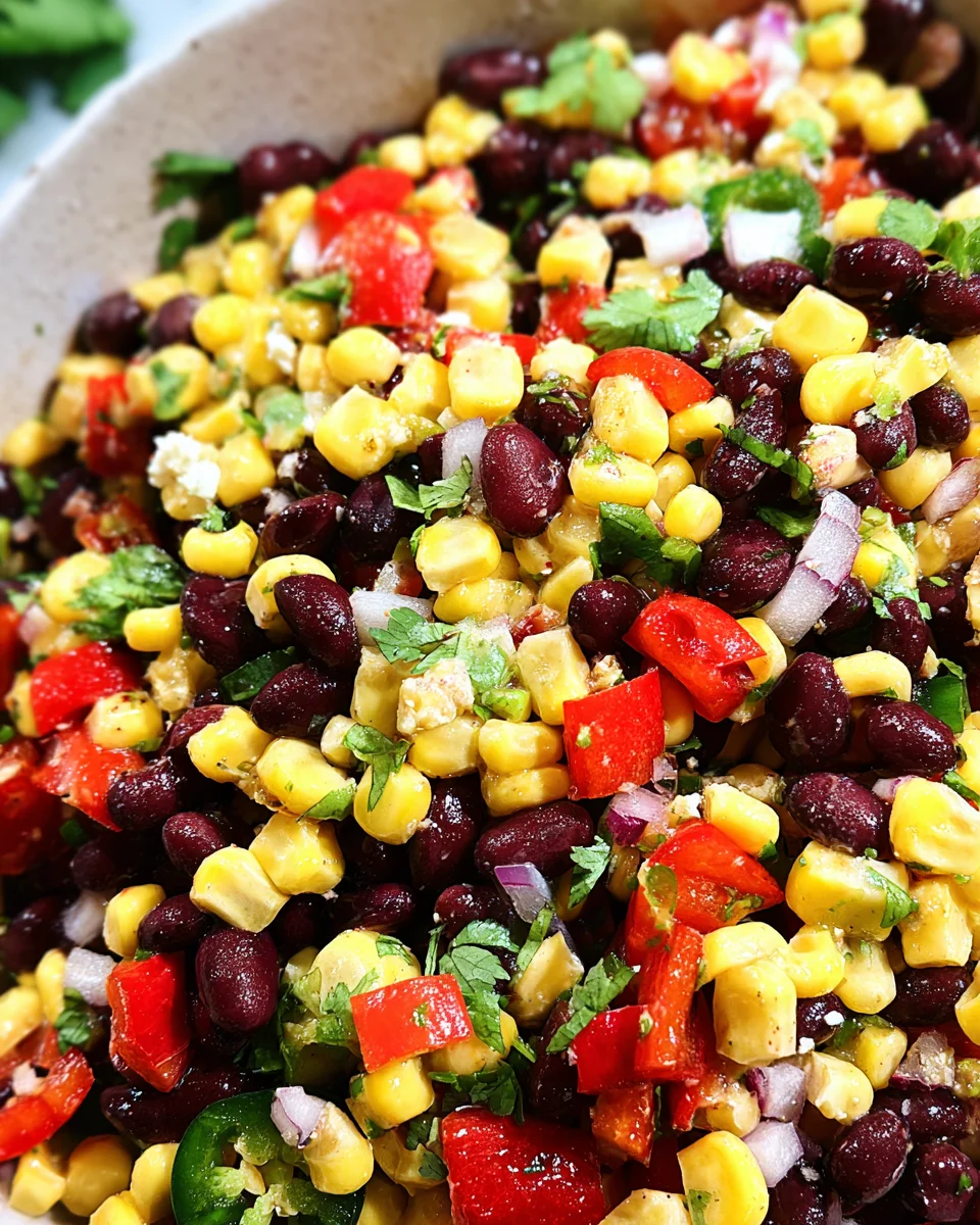 Corn and Black Bean Salad 18 Corn