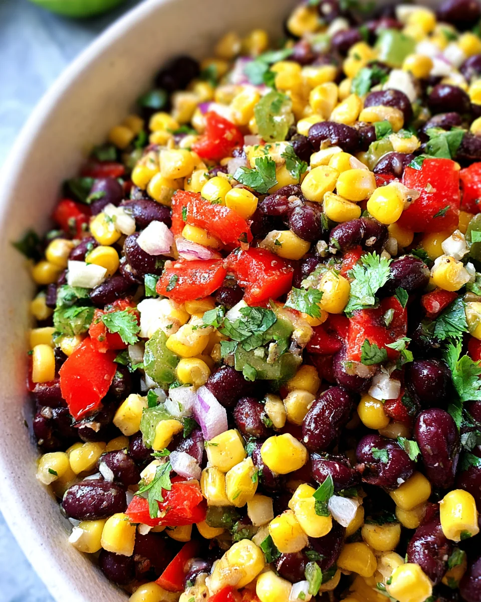 Corn and Black Bean Salad 19 Corn