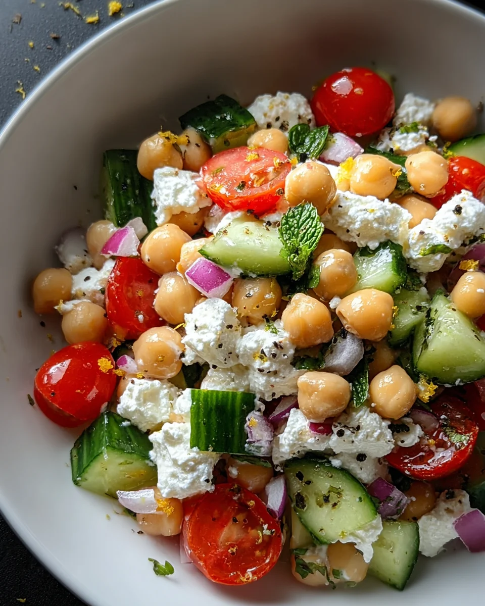 Cottage Cheese and Chickpeas Salad 23 Cottage