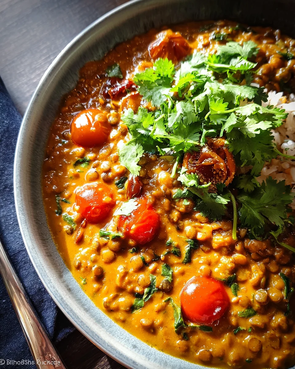 Creamy Coconut Lentil Curry Recipe