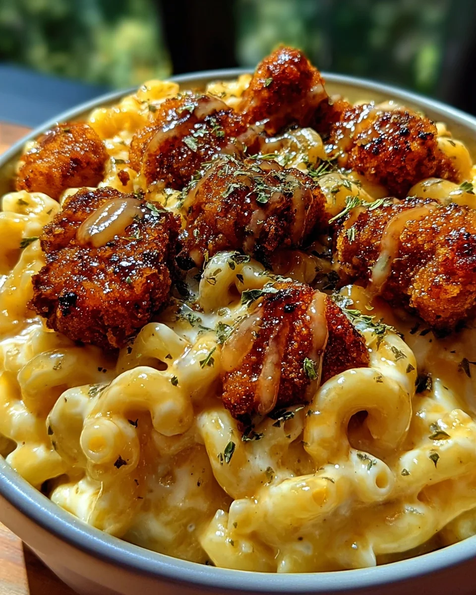 Creamy Honey Pepper Chicken Mac and Cheese Delight 16 Creamy