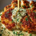 Crispy Parmesan Chicken with a Rich Garlic Sauce 18 Crispy Parmesan Chicken with a Rich Garlic Sauce